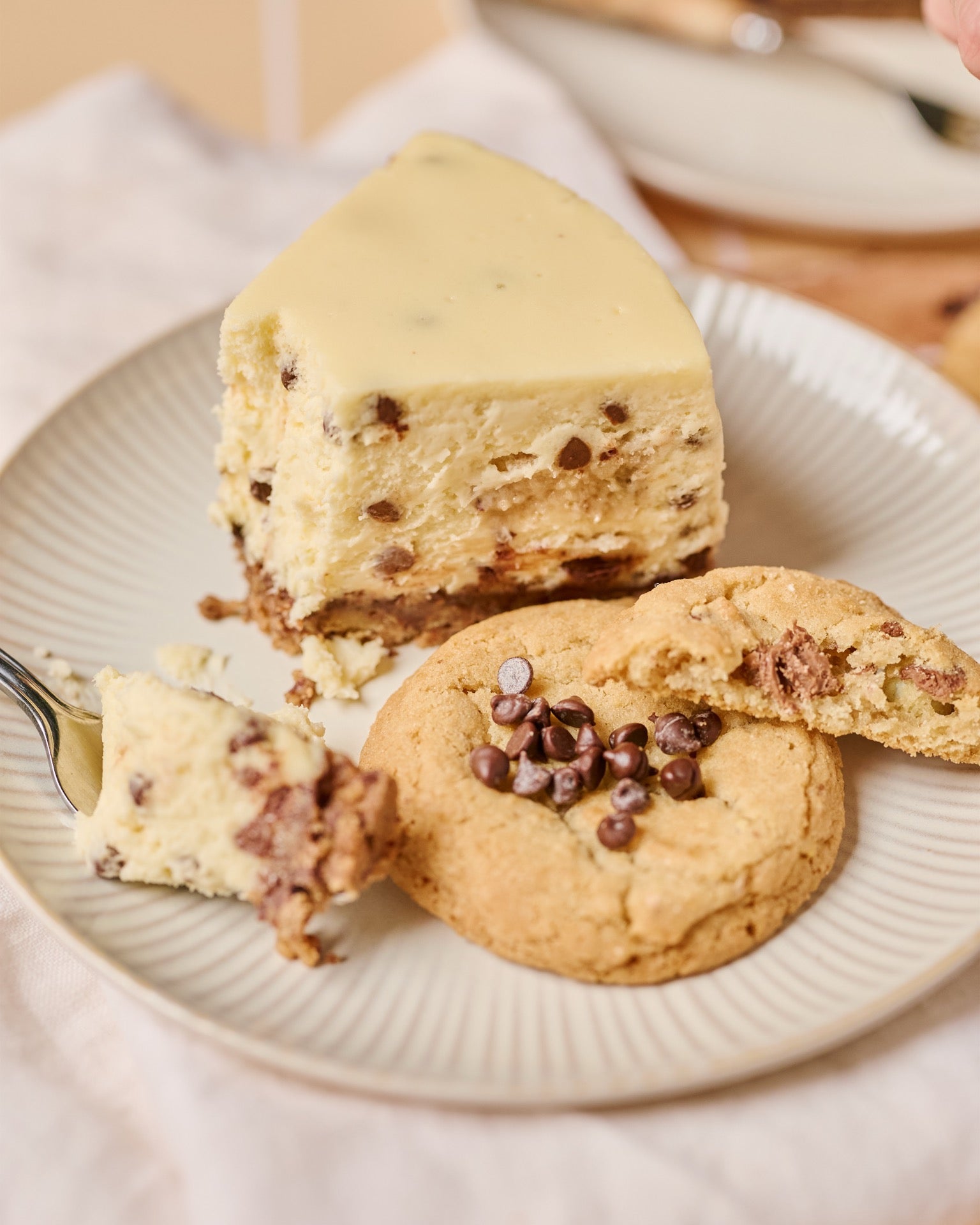 Chocolate Chip Cookie Dough Cheesecake