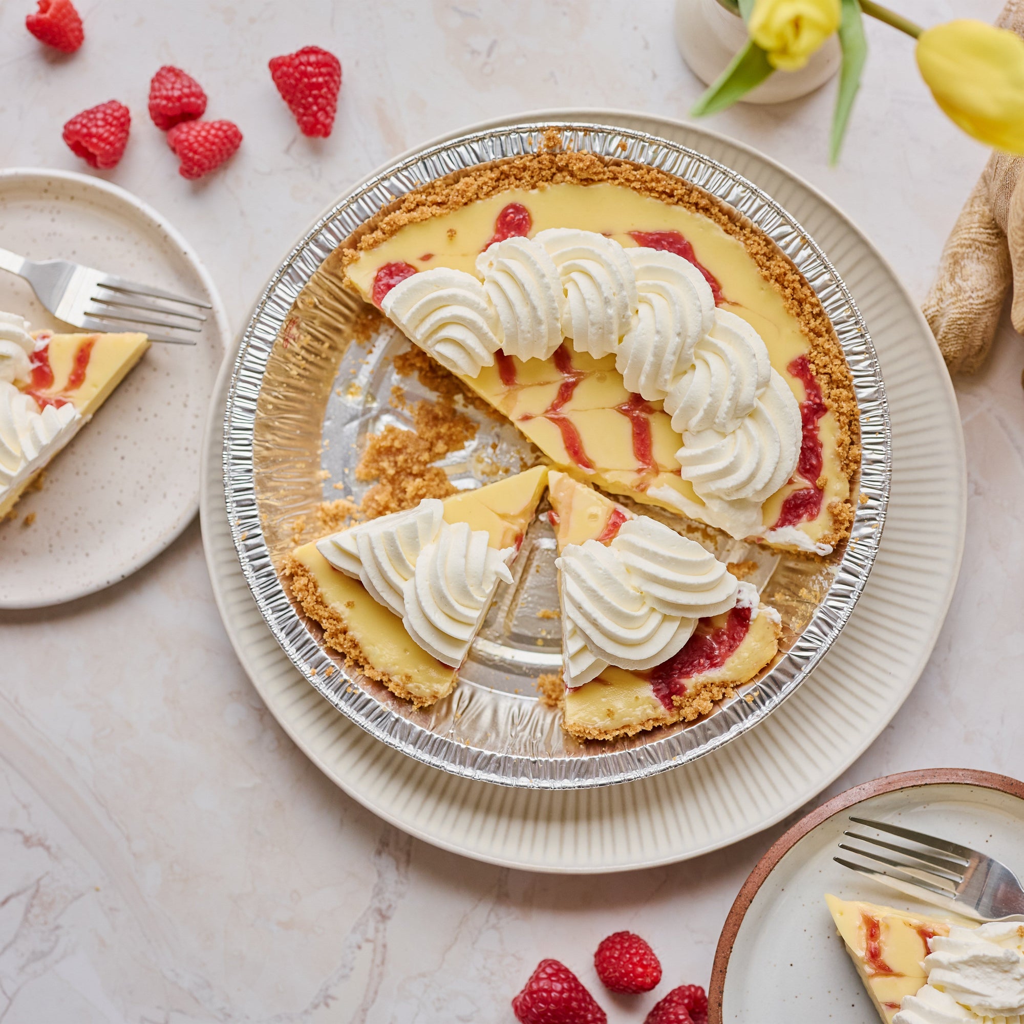 Lemon Raspberry Pie