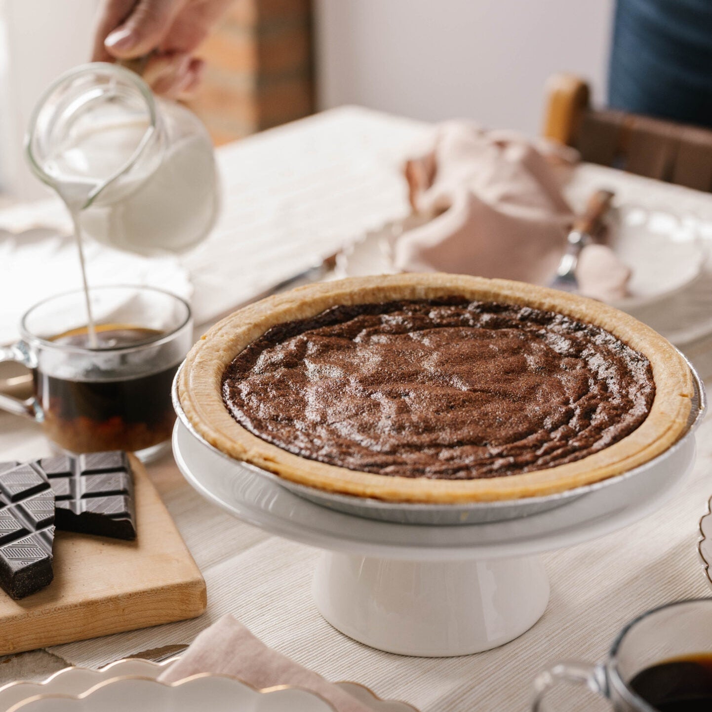 Chocolate Chess Pie