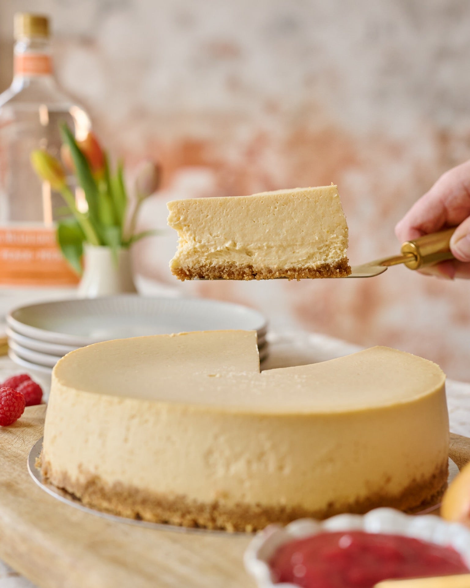 Cheesecake of the Month - Peach Melba