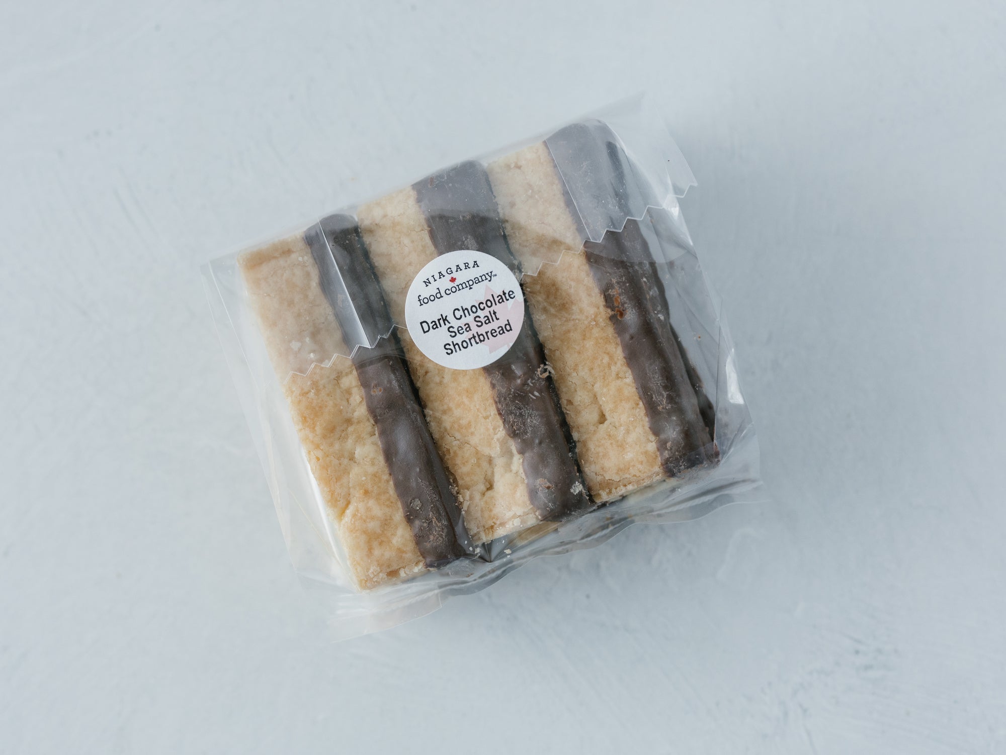 Sea Salt dipped in Dark Chocolate Shortbread