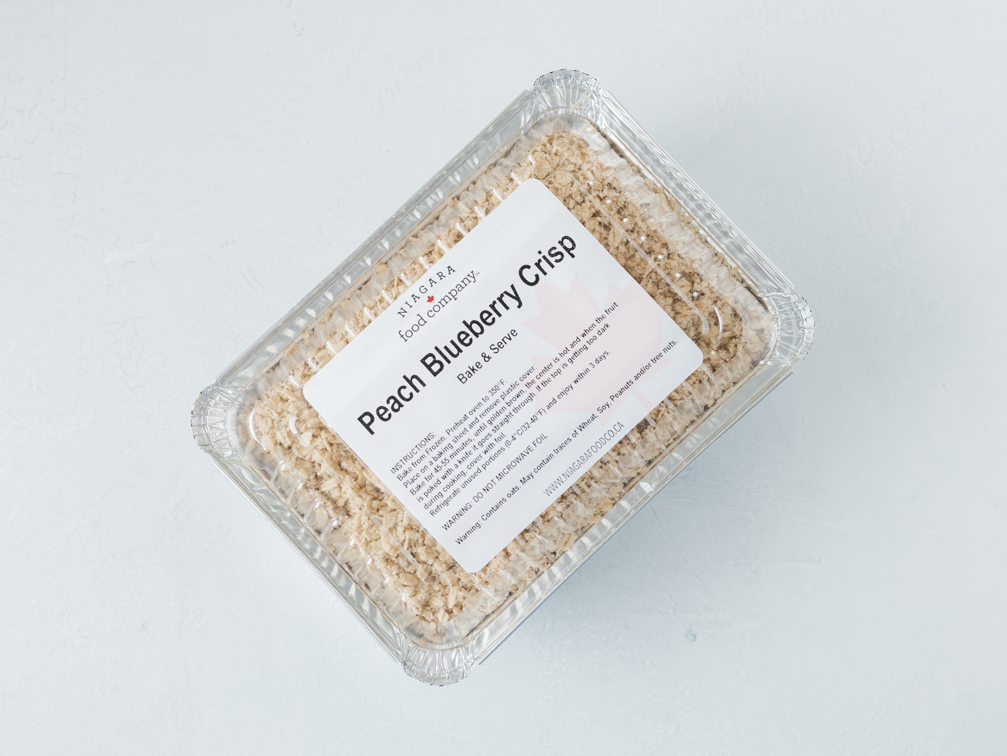 Peach Raspberry Fruit Crisp