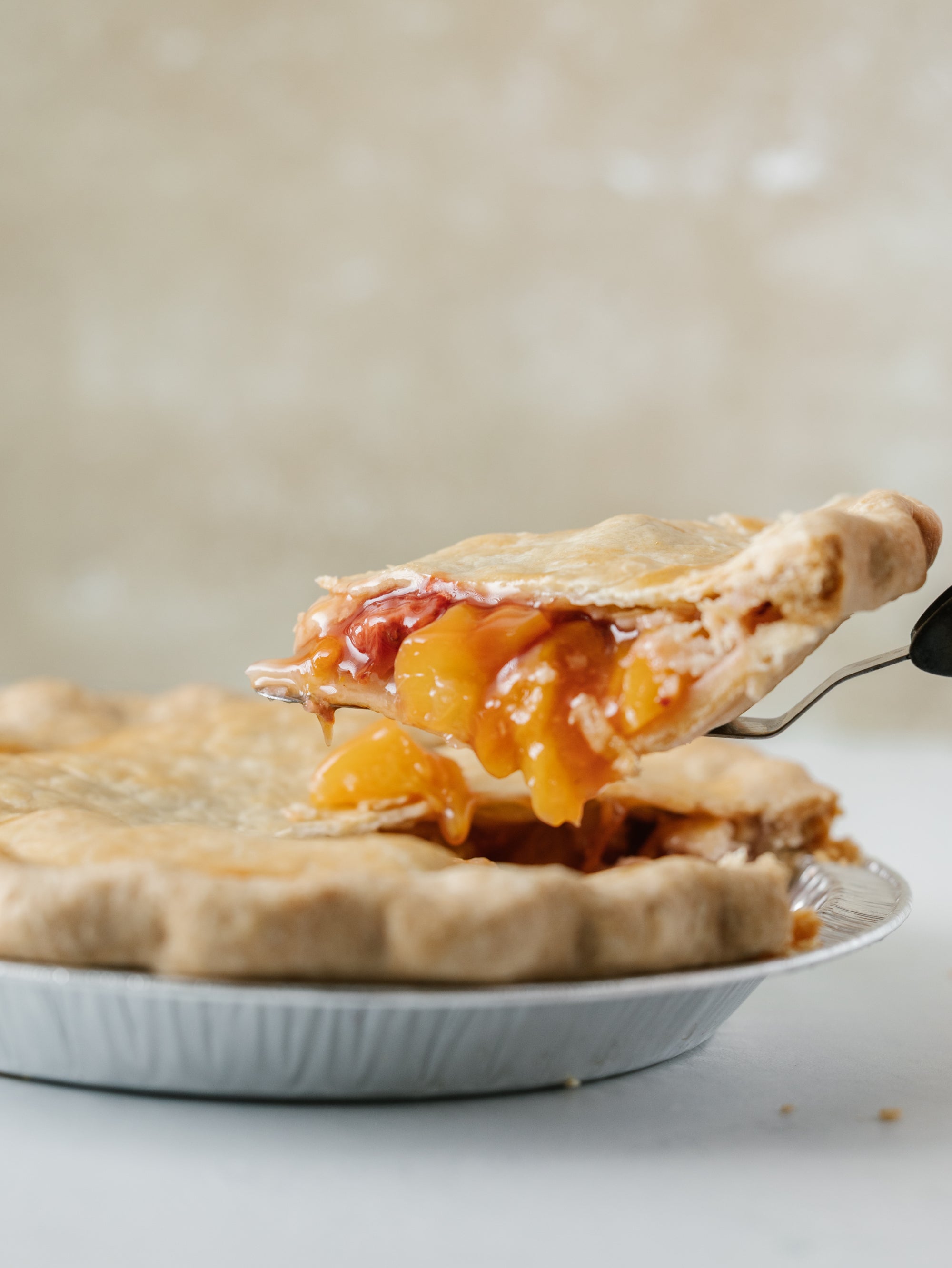Peach Strawberry Pie