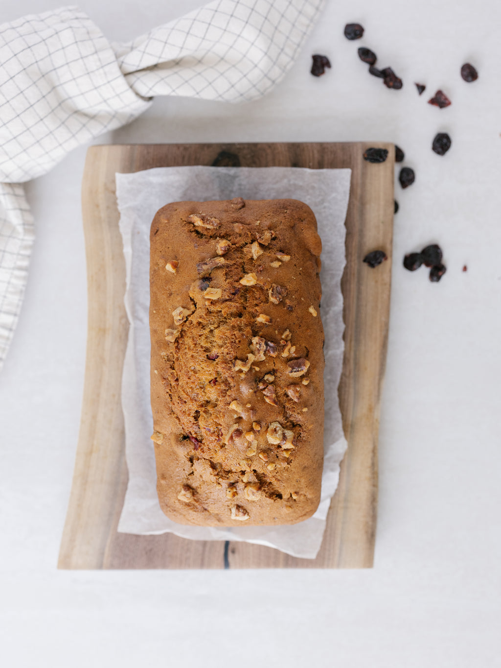 Cranberry Walnut Pumpkin Loaf