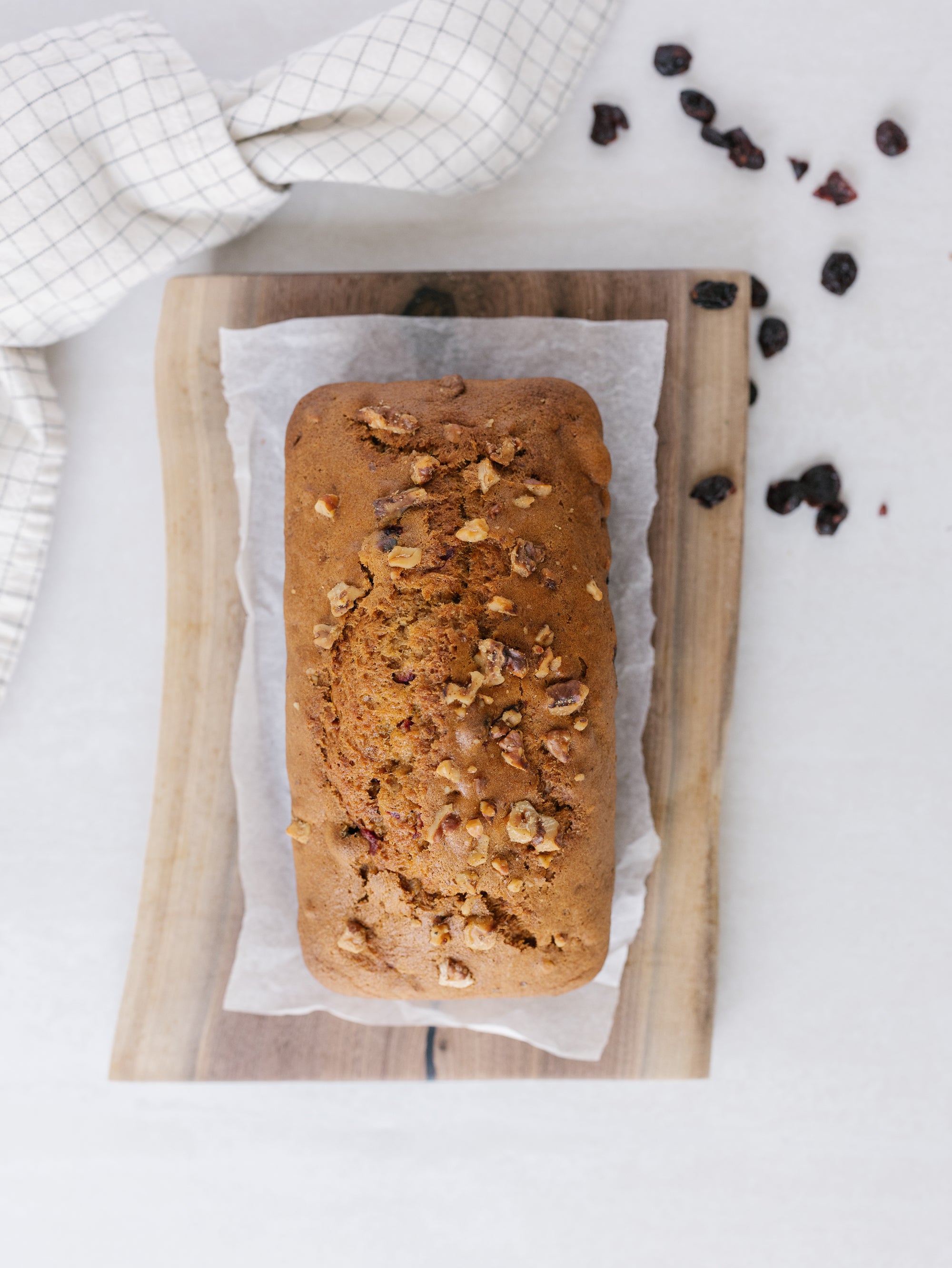 Cranberry Walnut Pumpkin Loaf