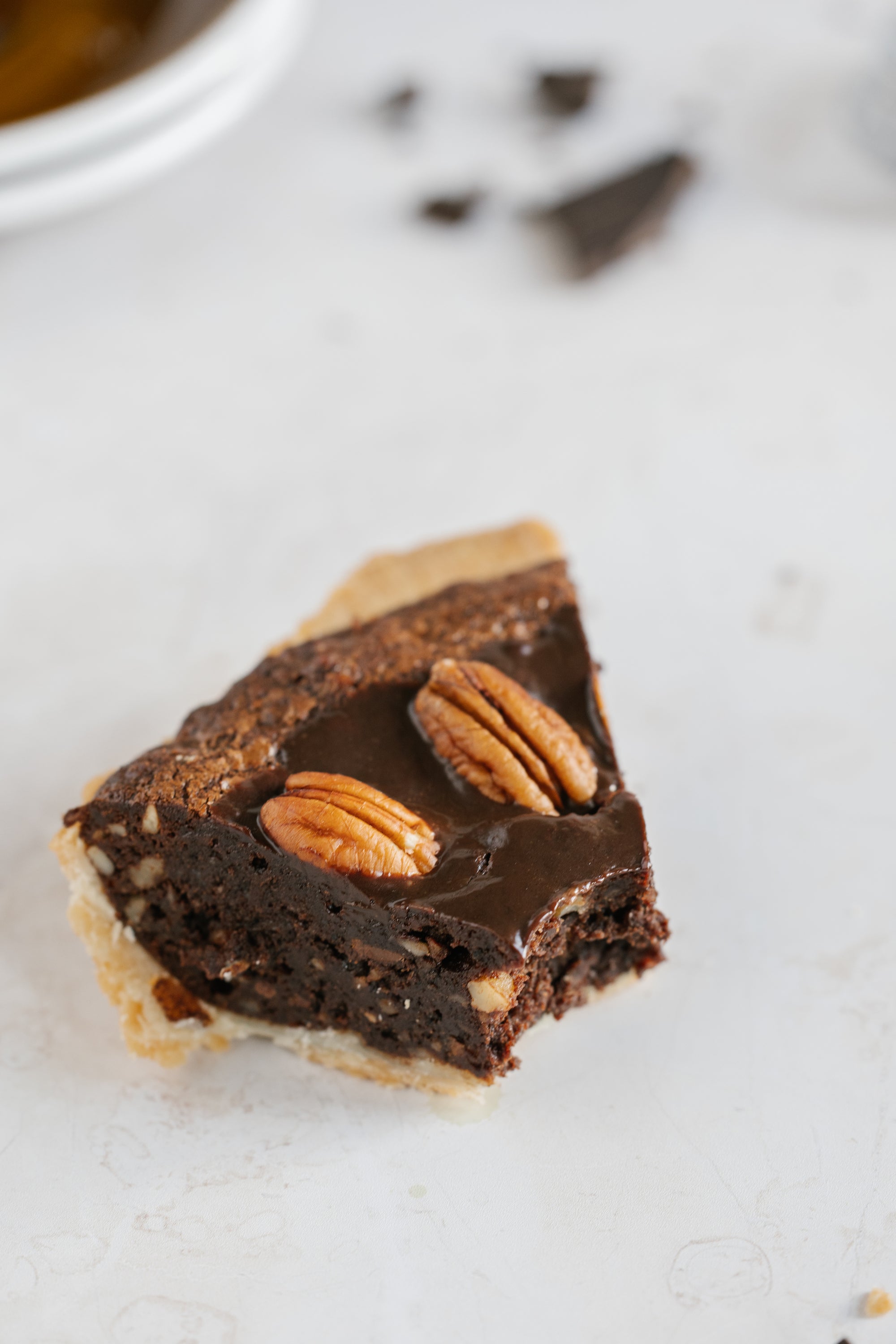 Browned Butter Chocolate Pecan Pie