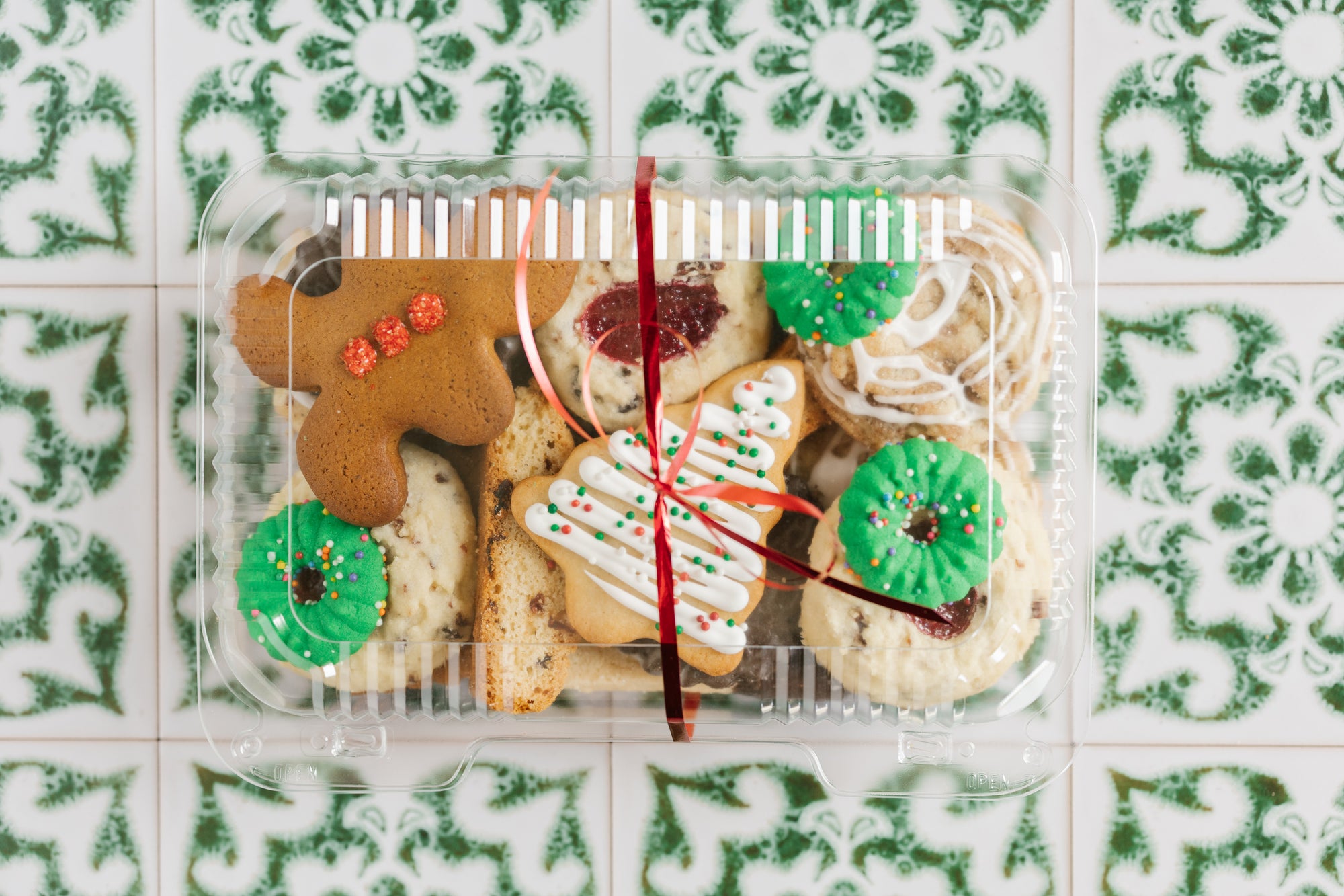 Small Christmas Cookie Box