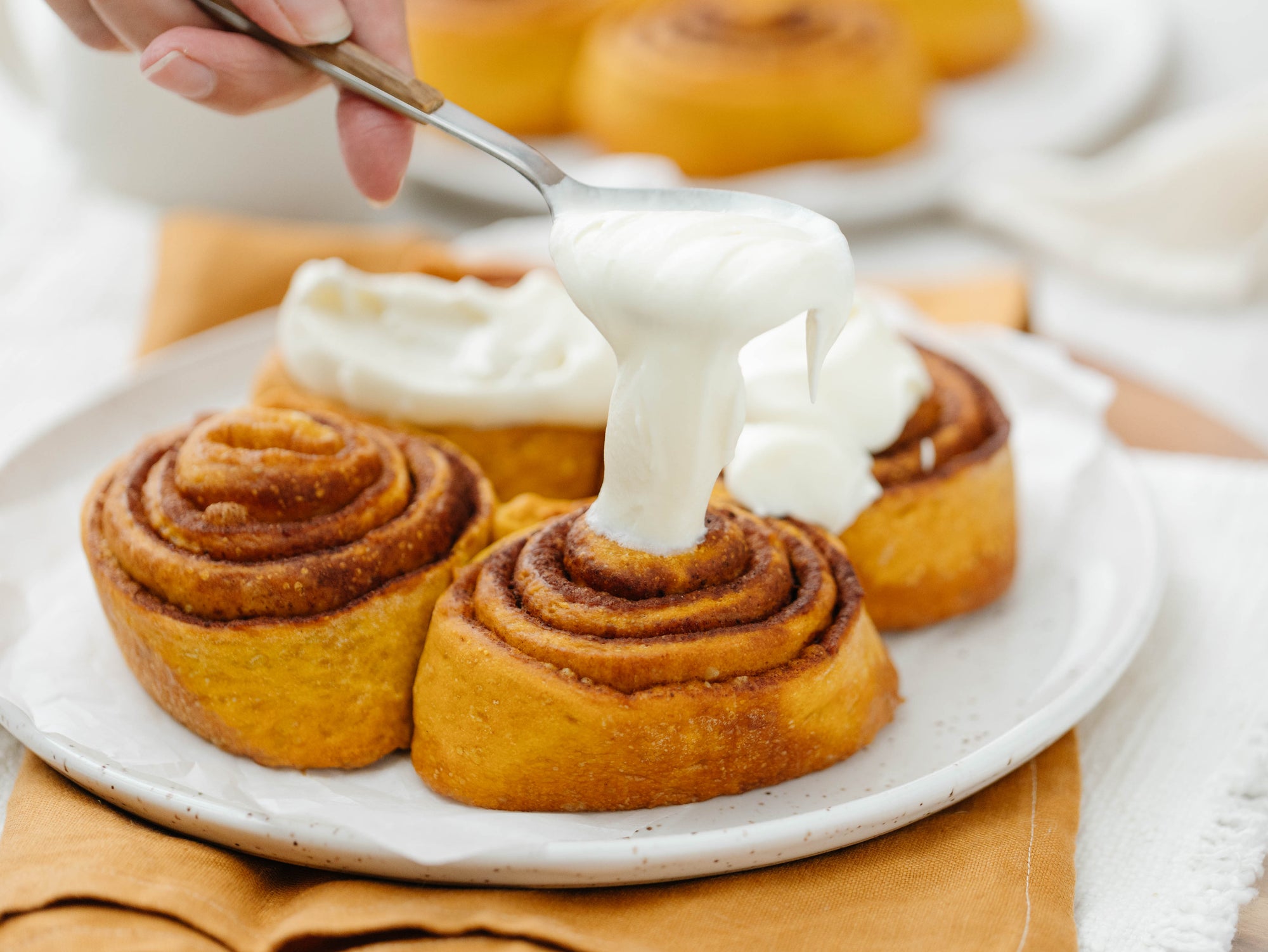Pumpkin Spice Cinnamon Buns