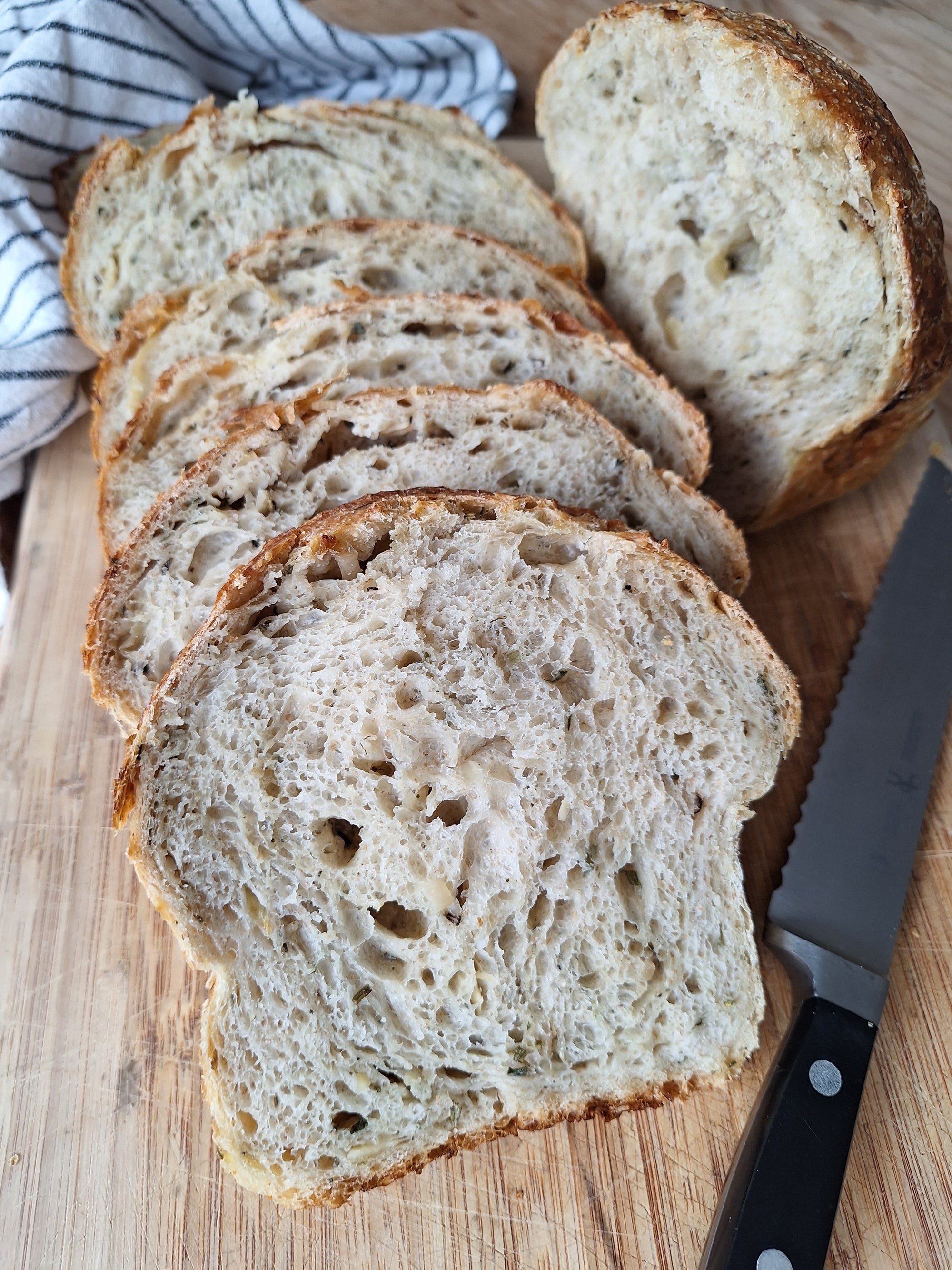 Country Crust Sourdough - Herby Garlic
