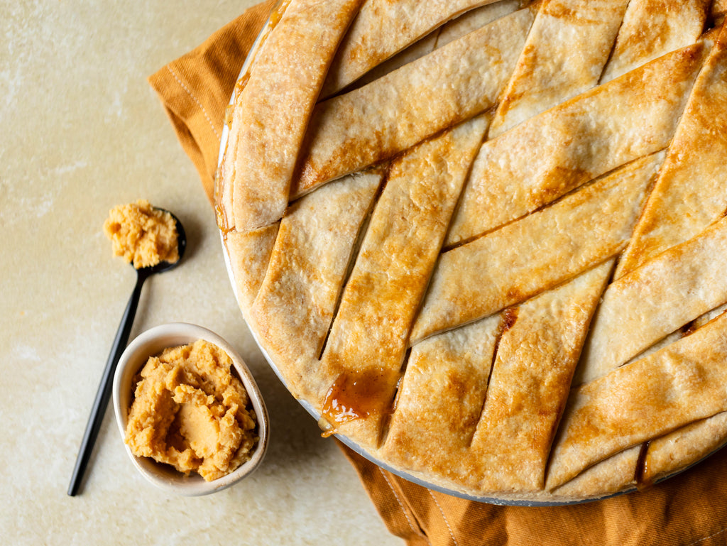 Miso Caramel Apple Pie