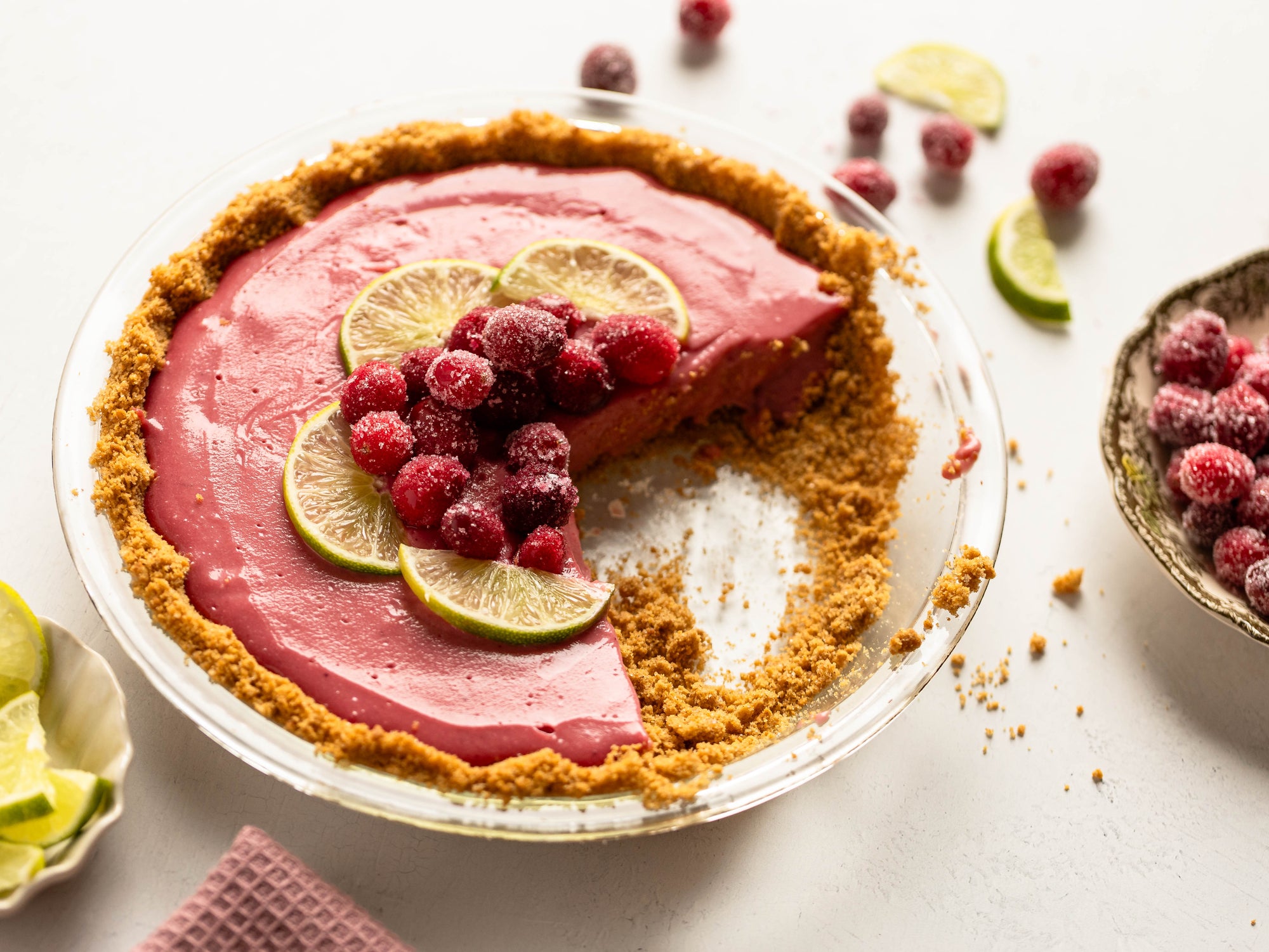 Cranberry Lime Pie