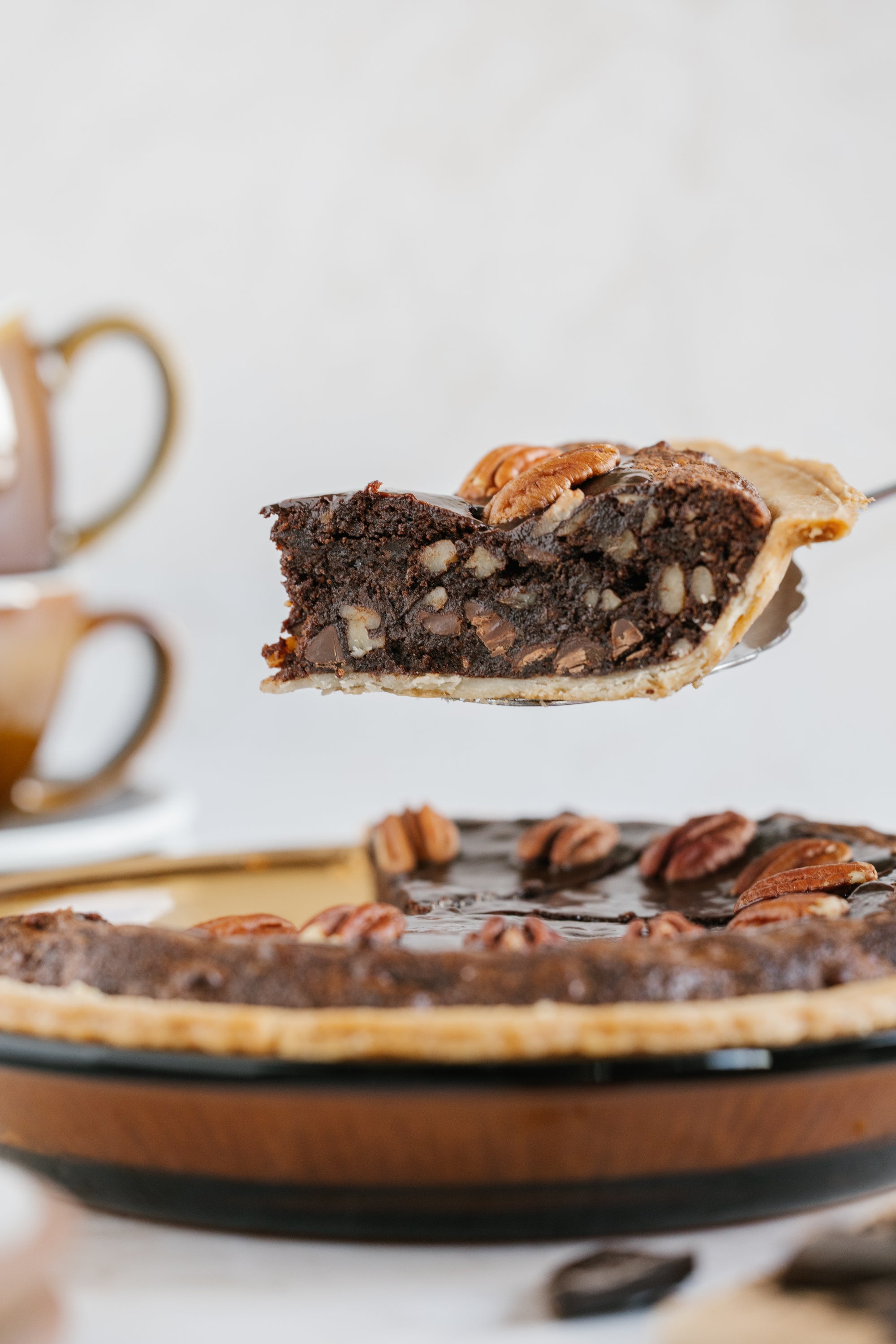 Browned Butter Chocolate Pecan Pie