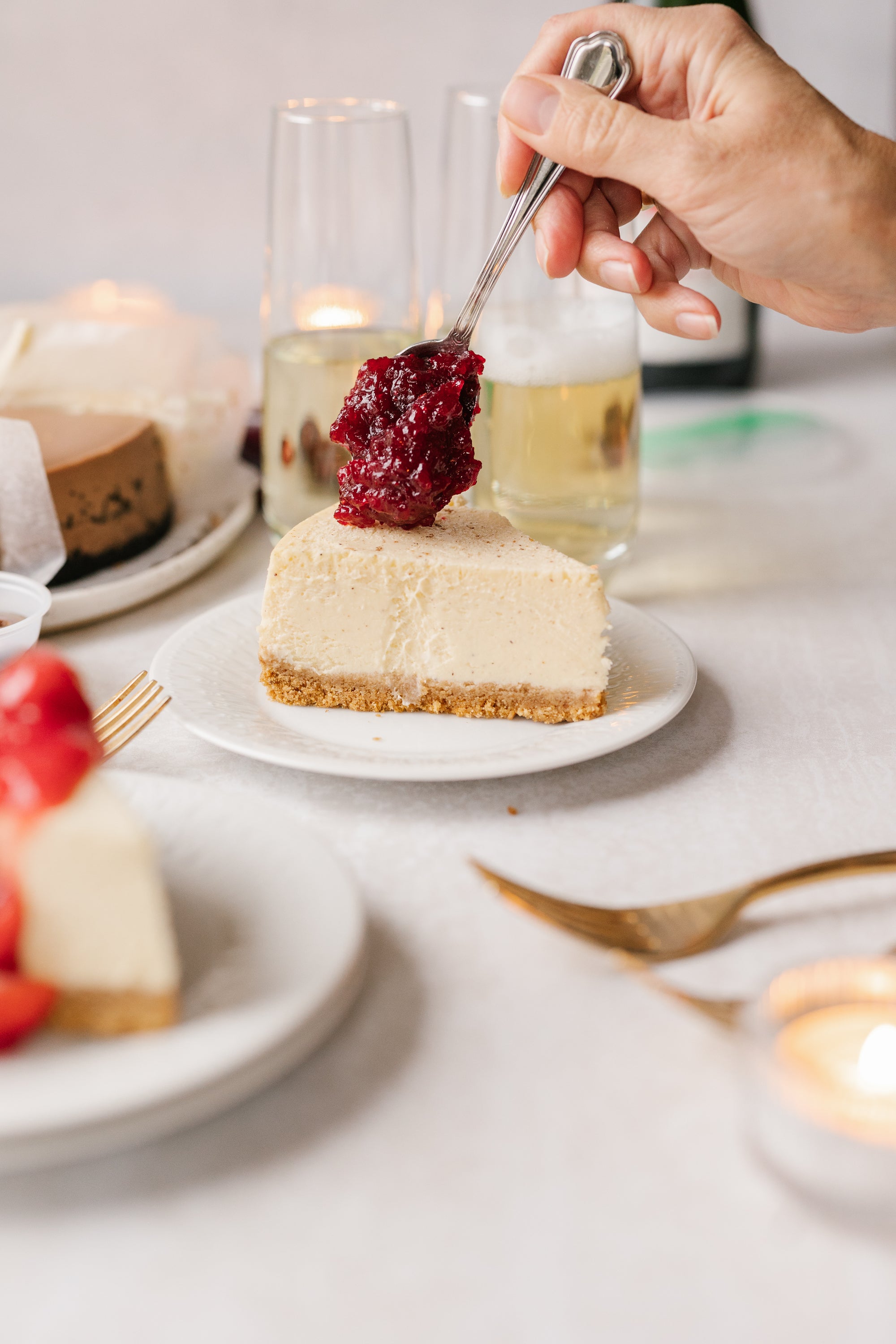 Cheesecake of the Month - Eggnog