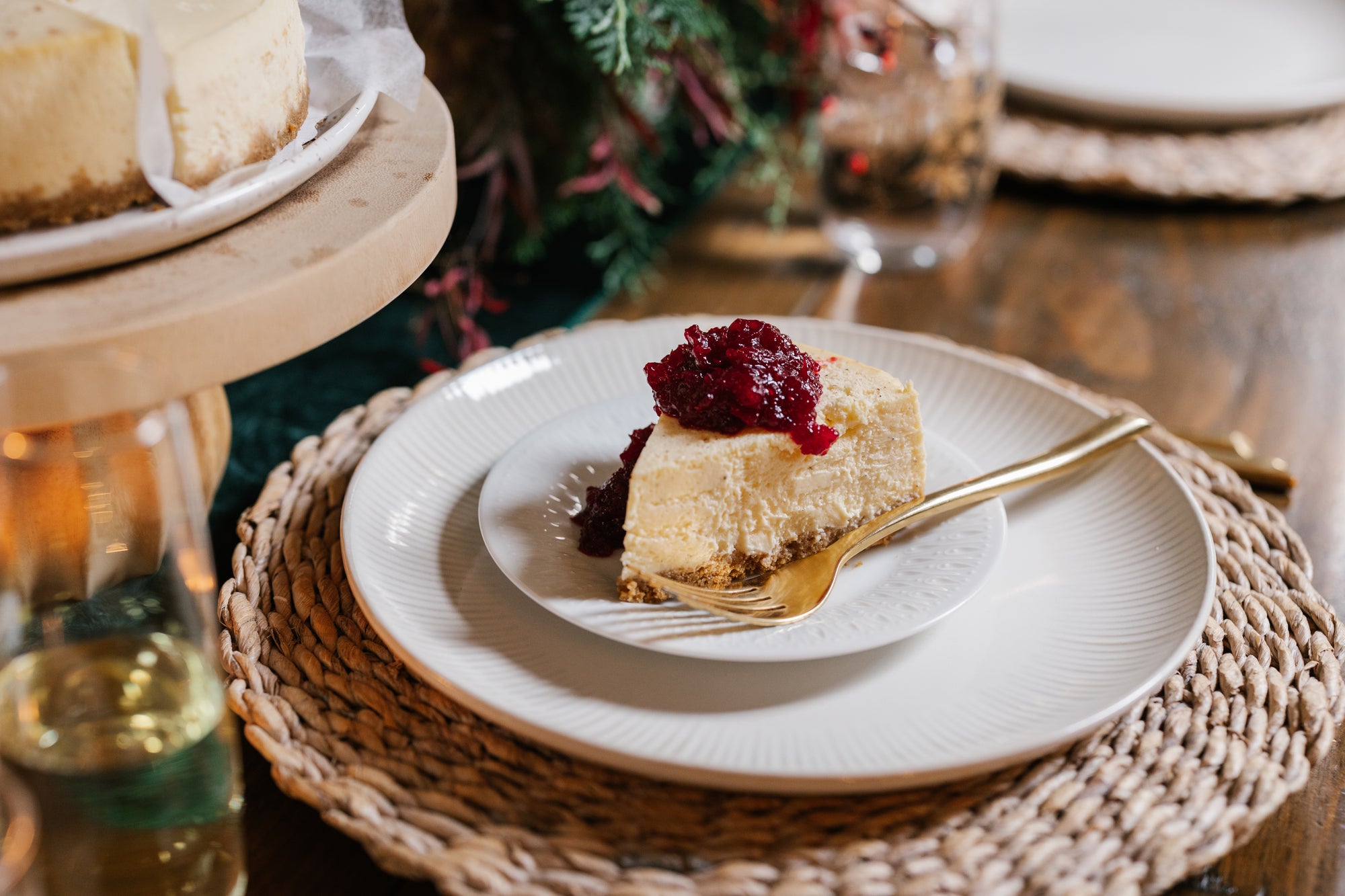 Eggnog Cheesecake