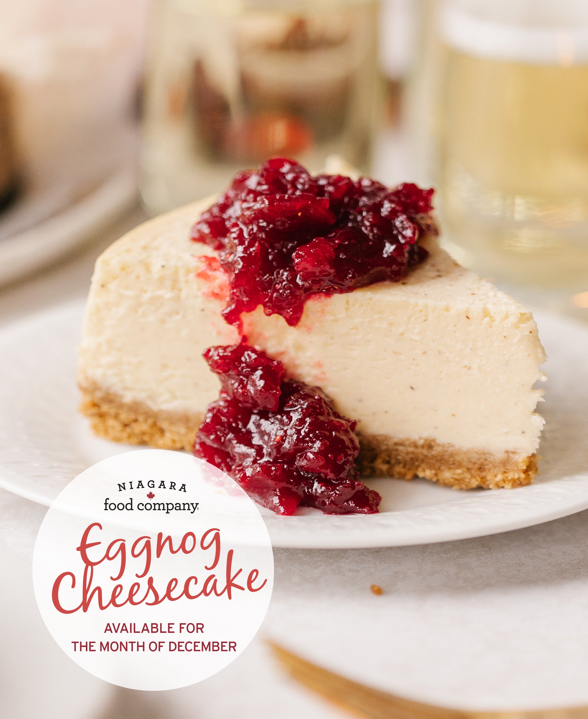 Cheesecake of the Month - Eggnog