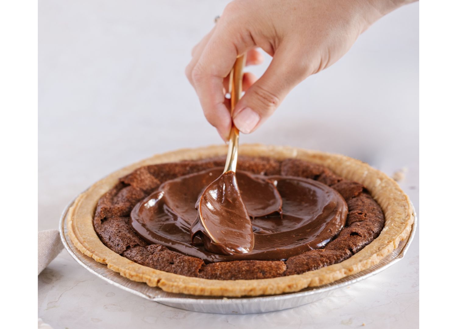 Browned Butter Chocolate Pecan Pie