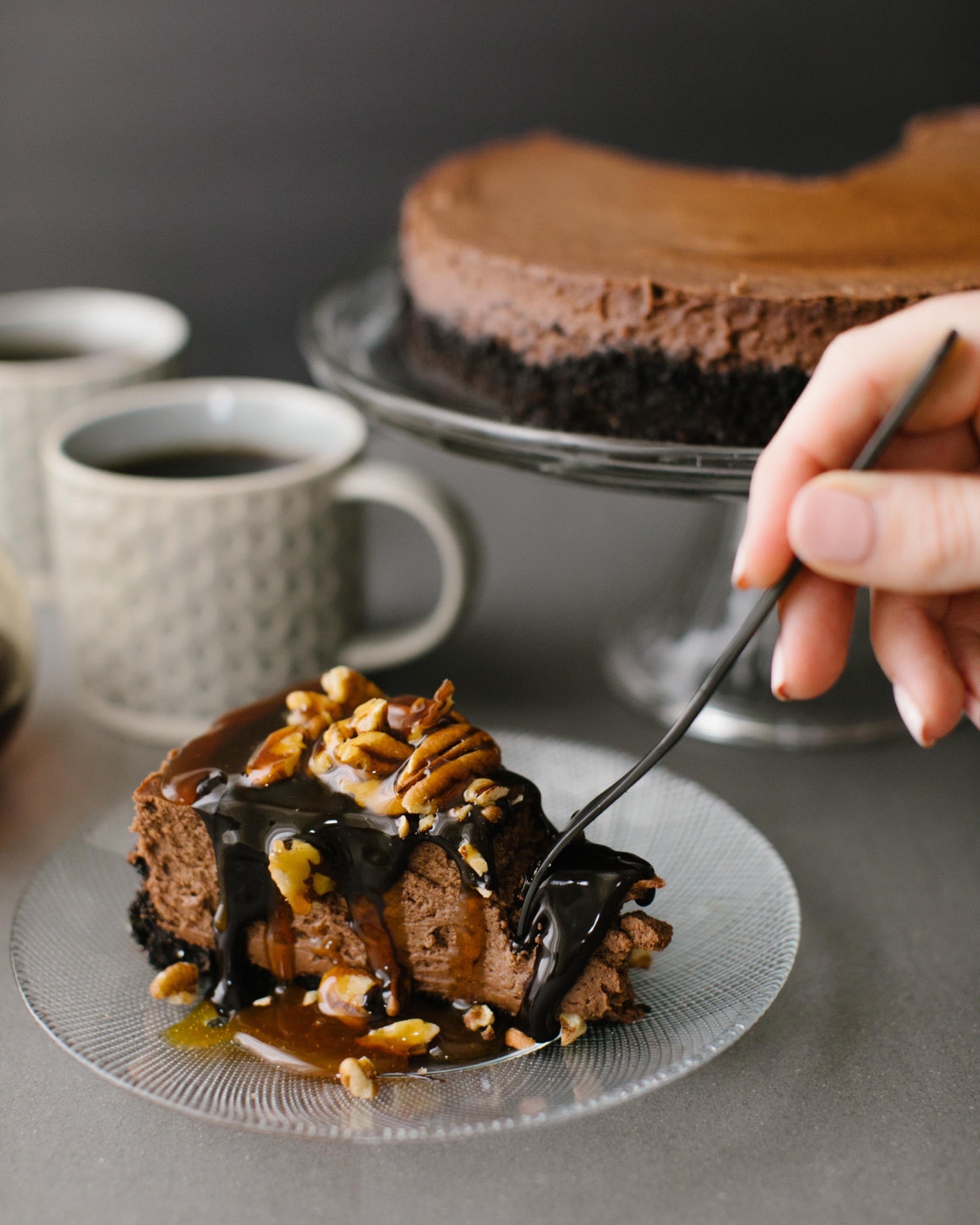 Chocolate Truffle Cheesecake