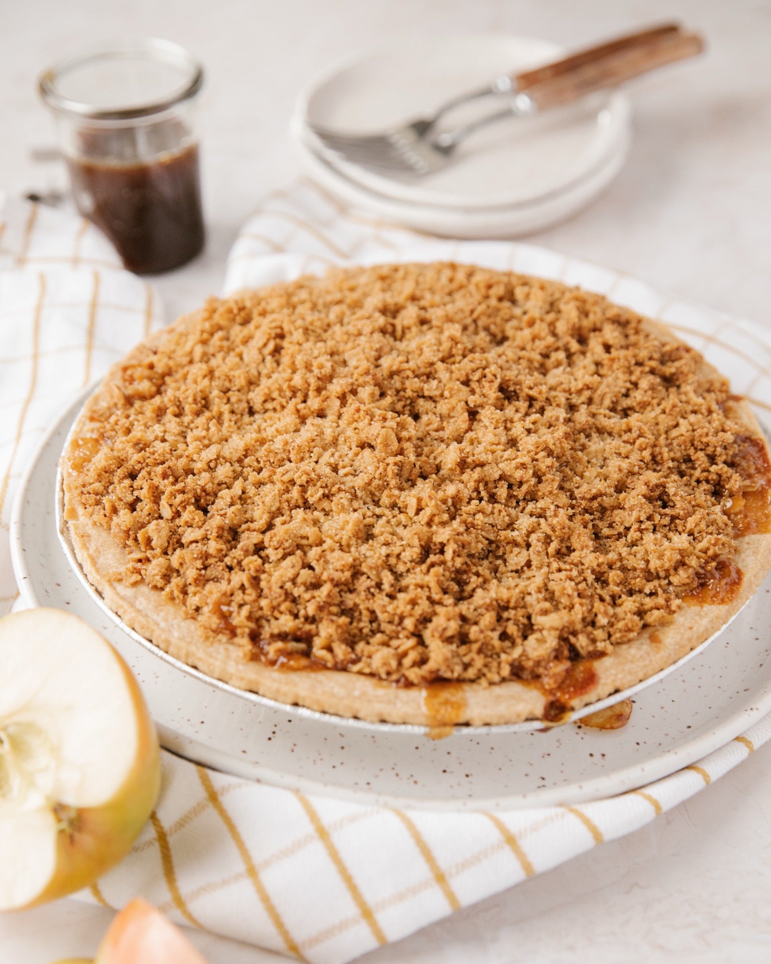 Apple Caramel Pie