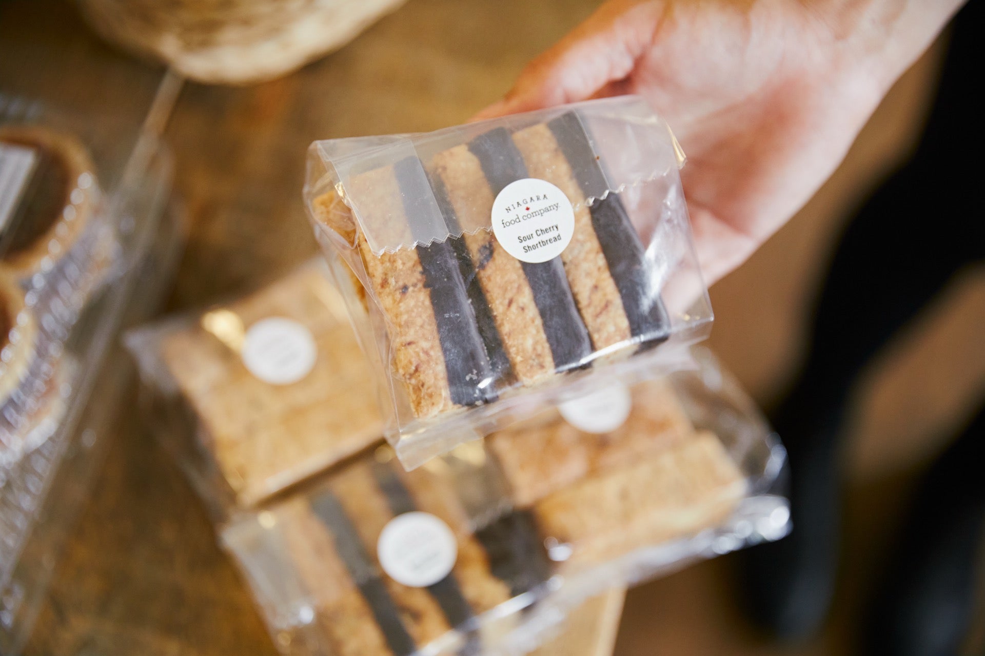 Shortbread w Sea Salt dipped in Dark Chocolate
